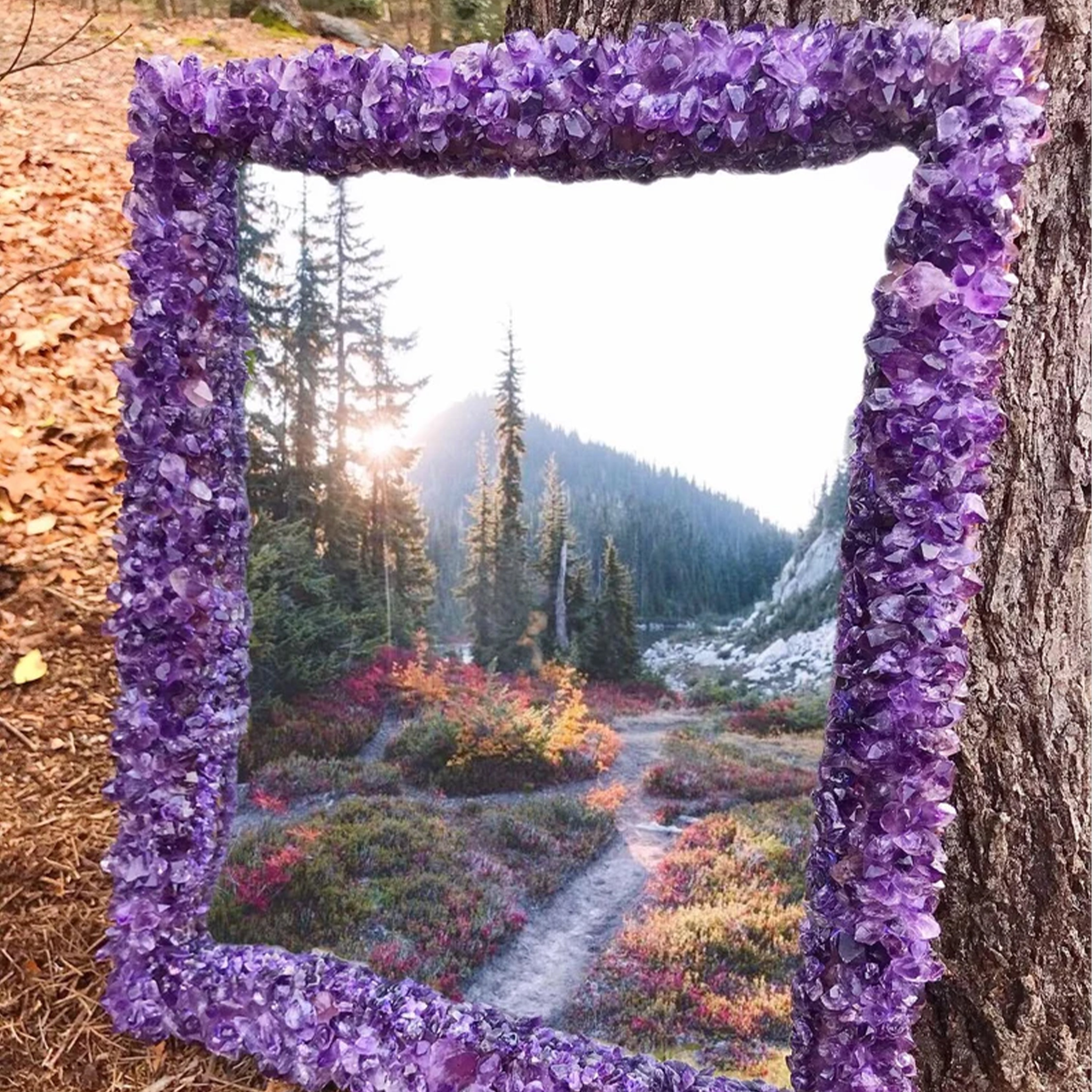 Amethyst Violette Mirror