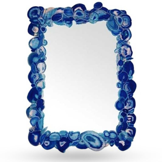 Blue Agate Mirror