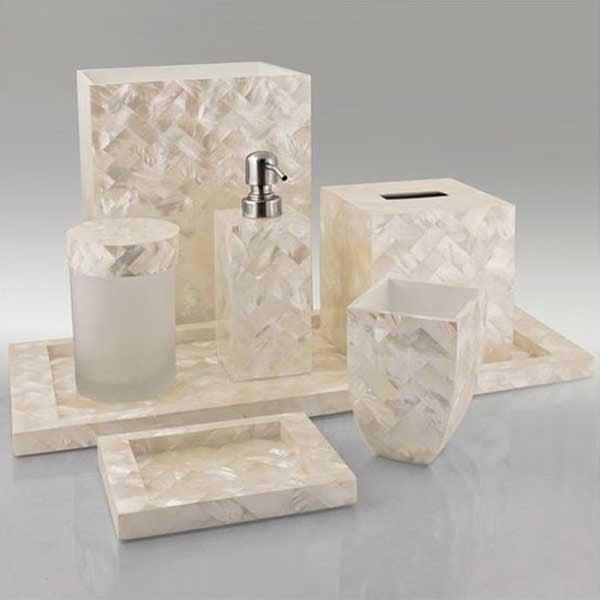 Mother of Pearl Bath Set