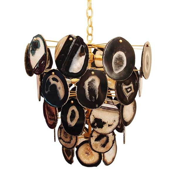 Black Agate Chandelier