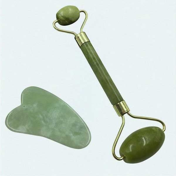 jade Roller Slimming Face Massager and roller stone