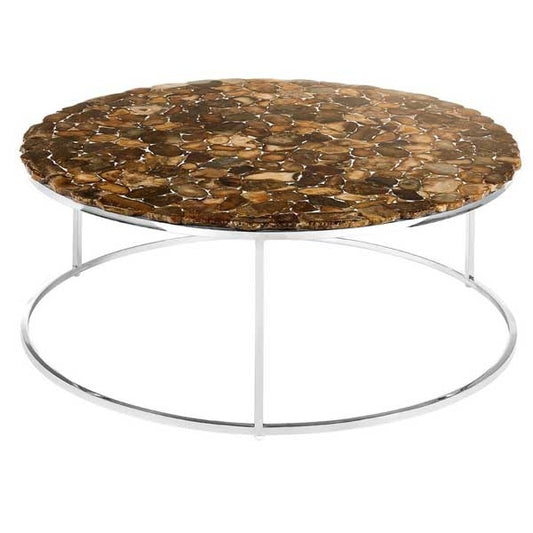 Agate Stone Top Coffee Table