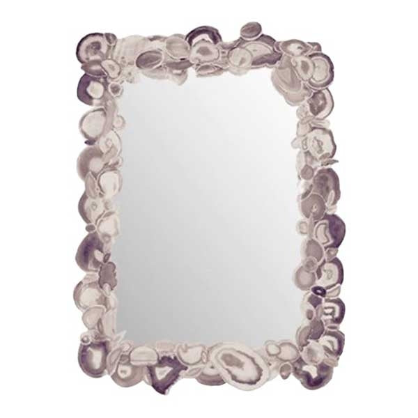 Natural Agate Mirror