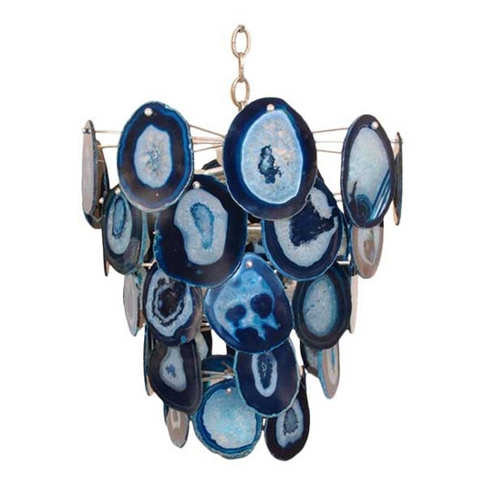 Blue Agate Chandelier