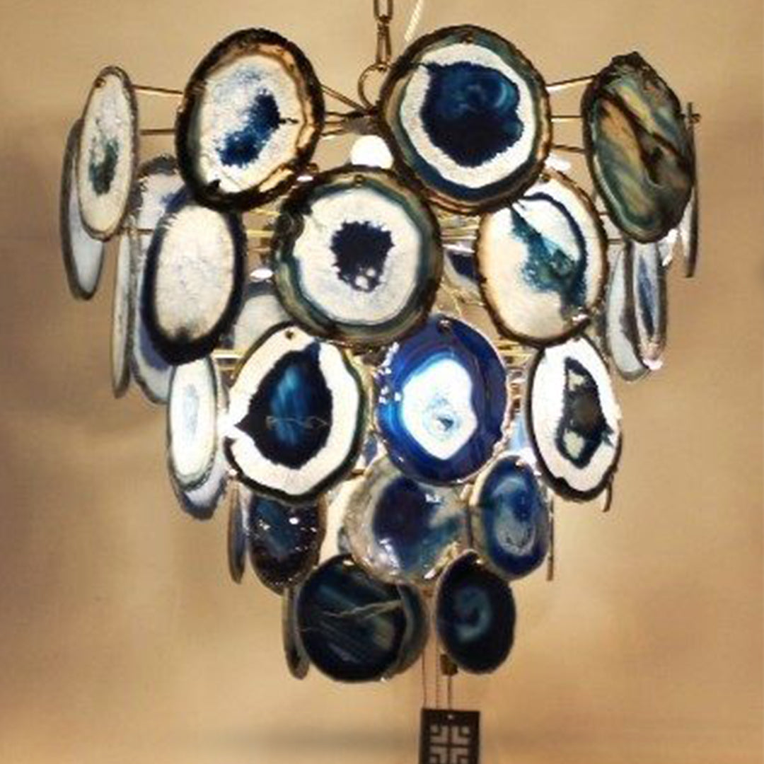 Blue Agate Chandelier