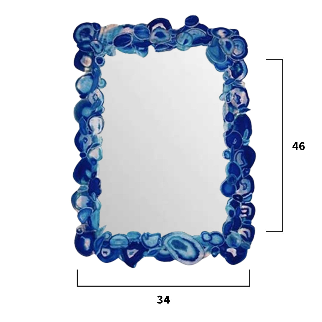 Blue Agate Mirror