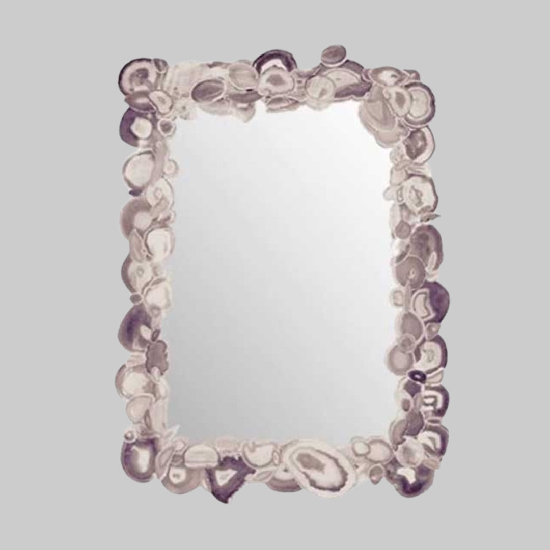 Natural Agate Mirror