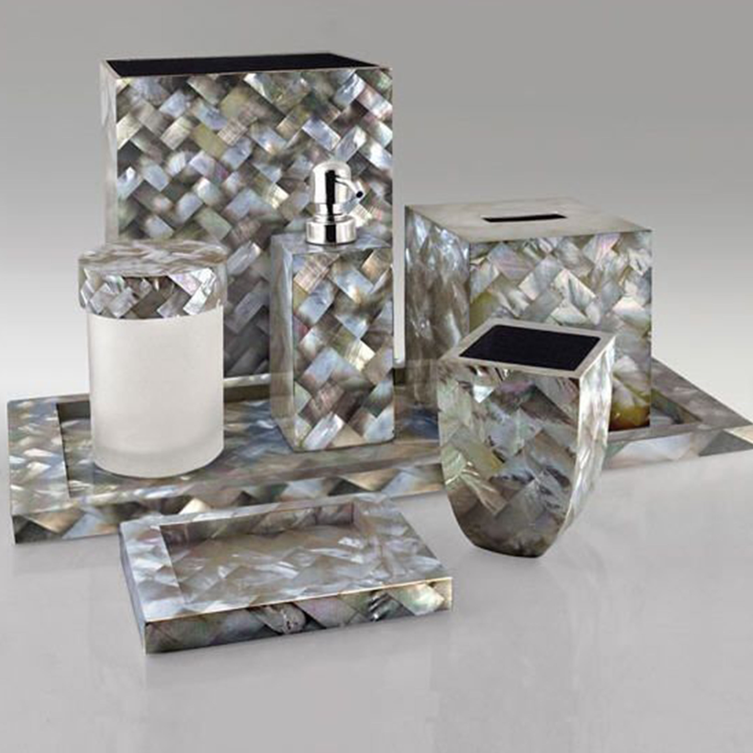 Mother of Pearl Bath Set