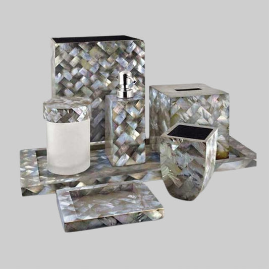 Mother of Pearl Bath Set