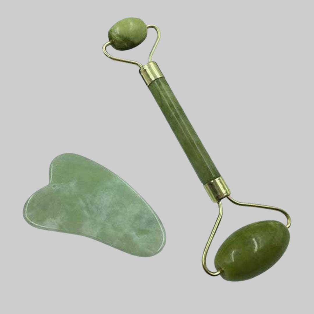 jade Roller Slimming Face Massager and roller stone