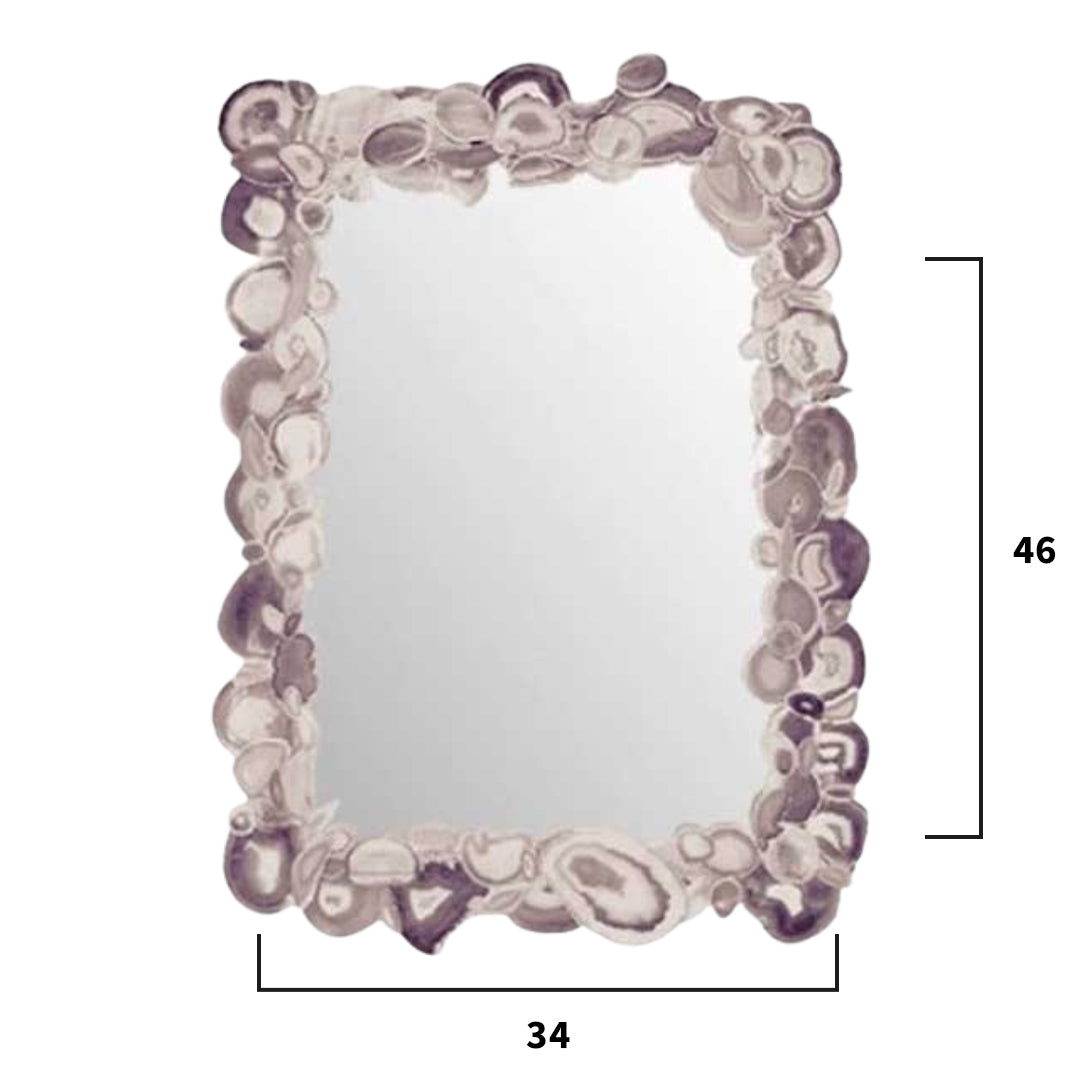 Natural Agate Mirror