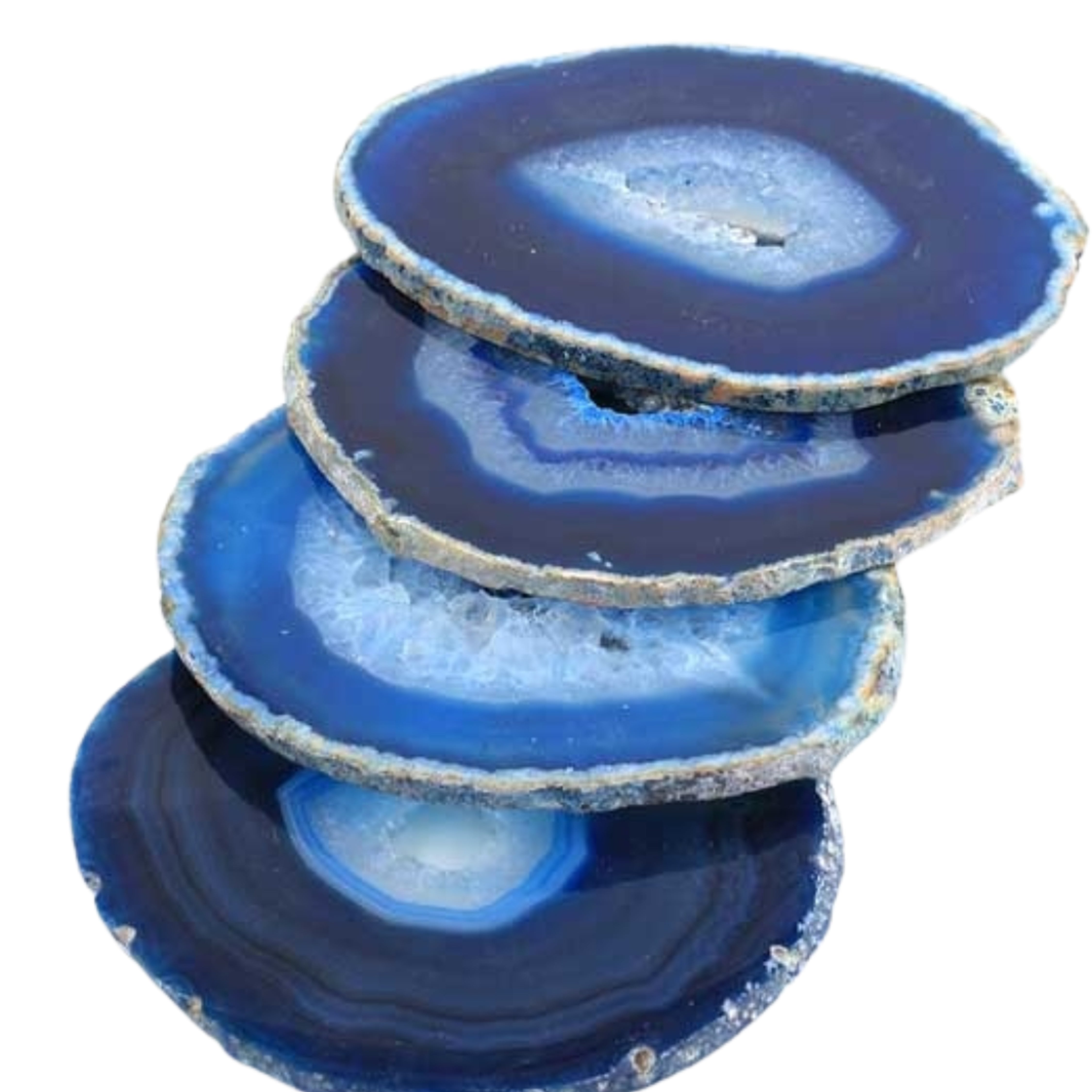 4 Blue Agate Coaster