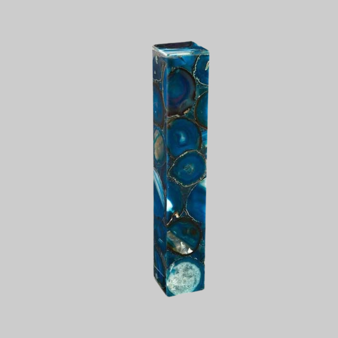 BLUE AGATE TABLE LAMP