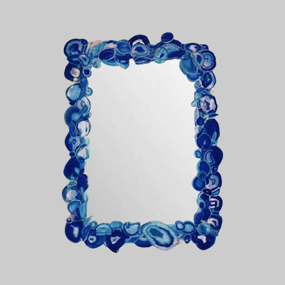 Blue Agate Mirror