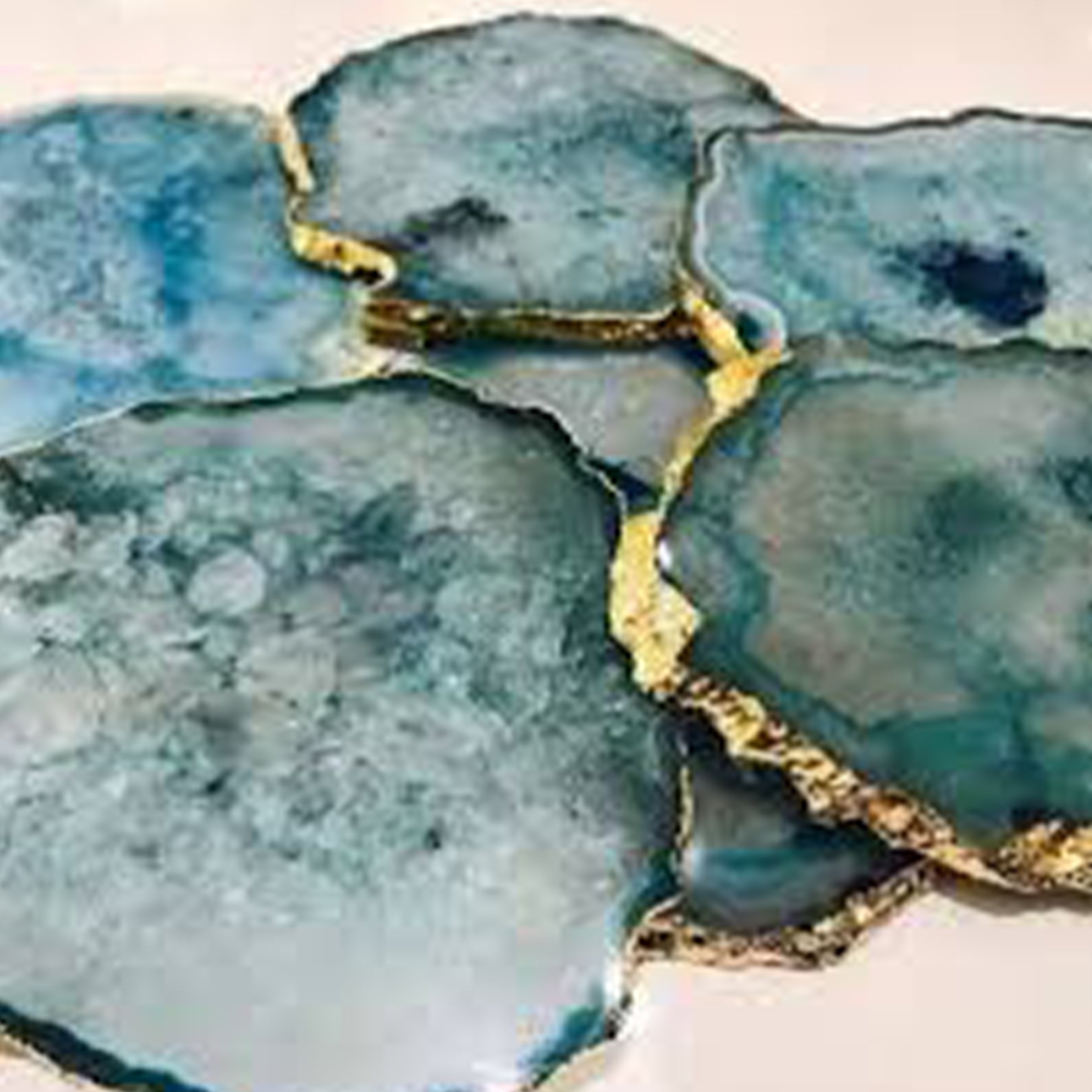 4 Agate Coasters