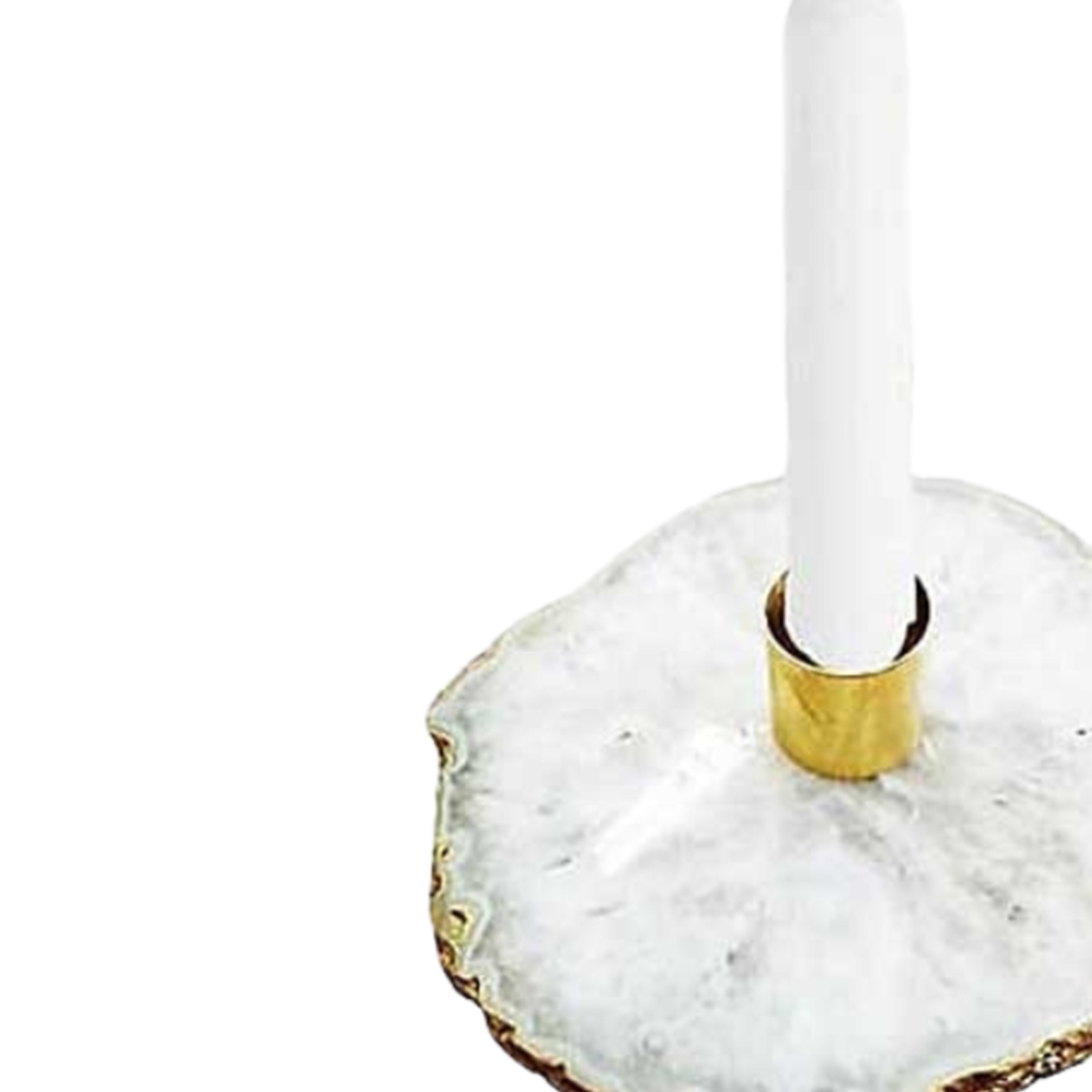 Agate Taper Candle Holder