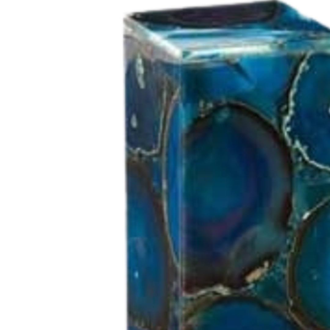 BLUE AGATE TABLE LAMP