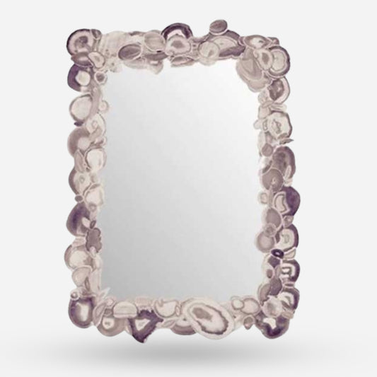 Natural Agate Mirror