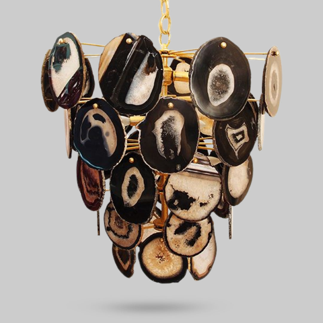 Black Agate Chandelier