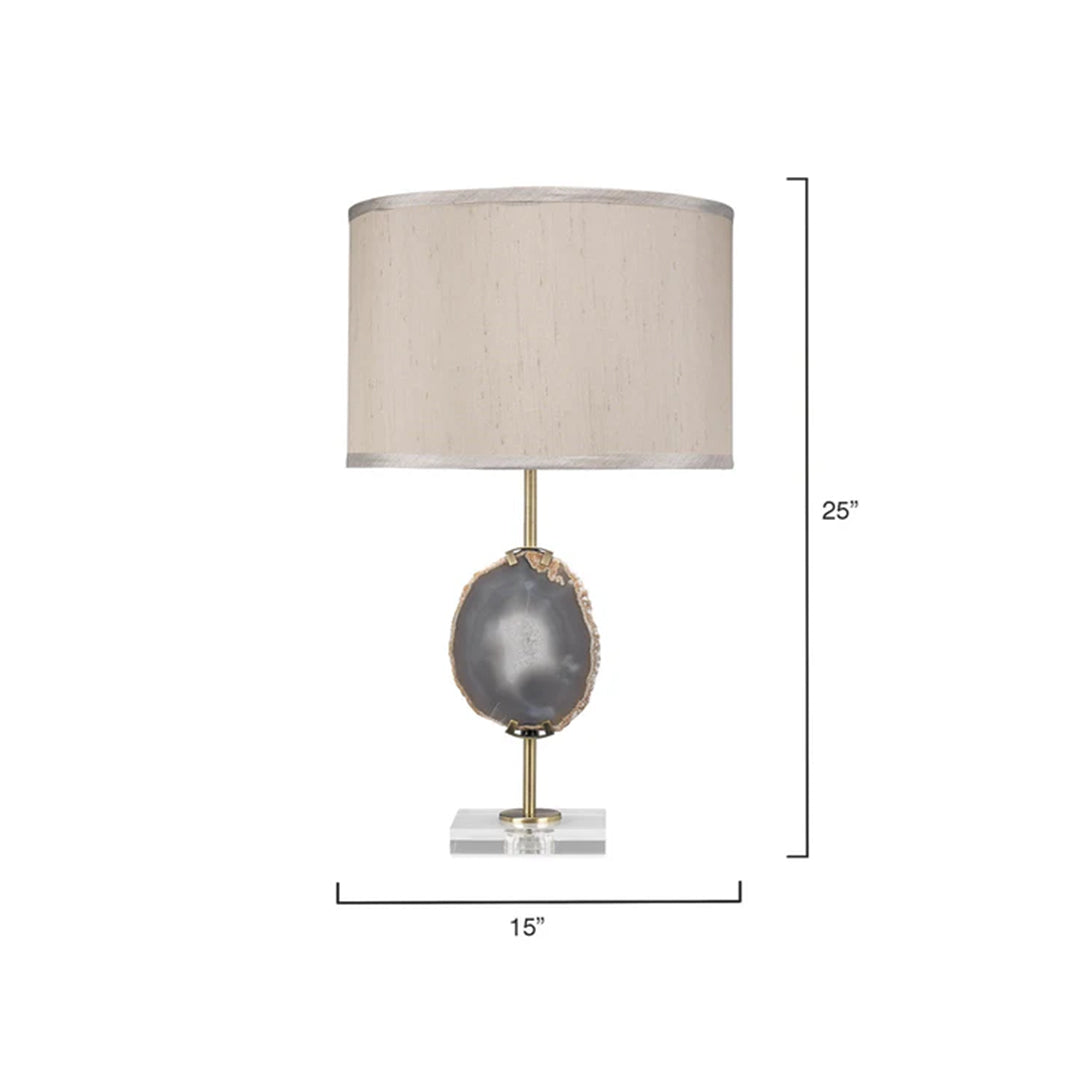 Agate Slice Table Lamp