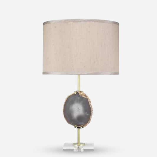 Agate Slice Table Lamp