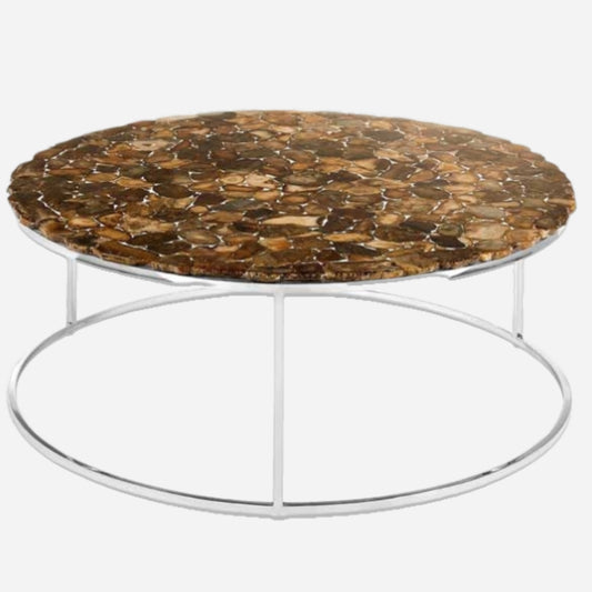 Agate Stone Top Coffee Table