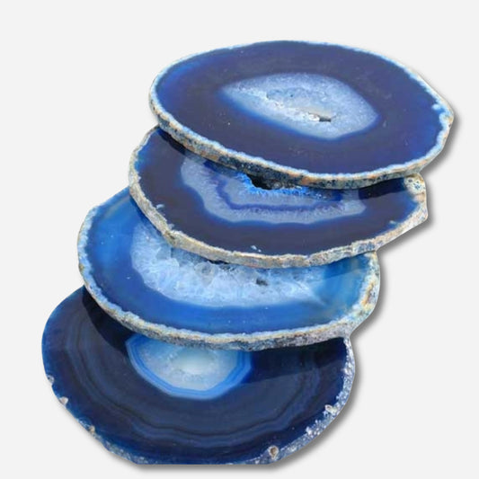 4 Blue Agate Coaster