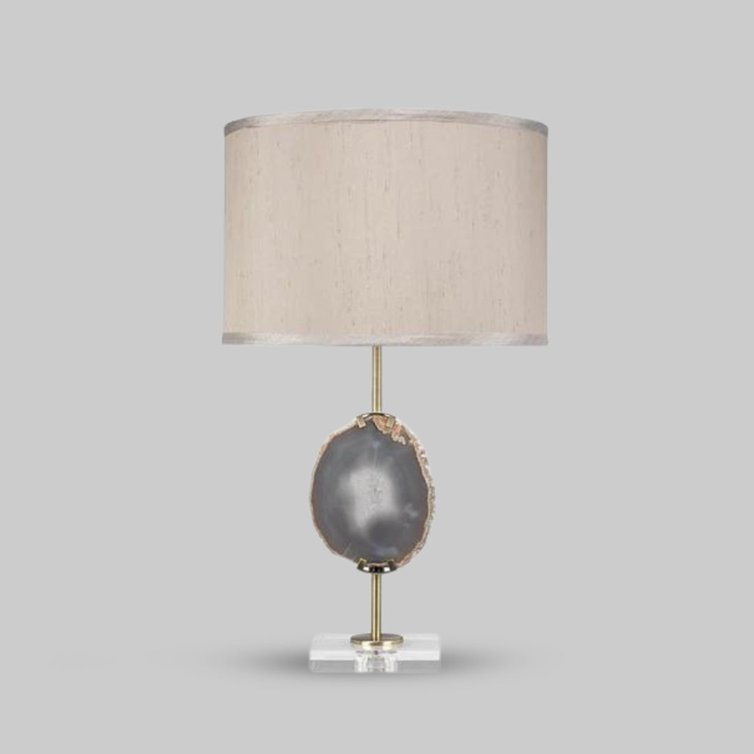 Agate Slice Table Lamp