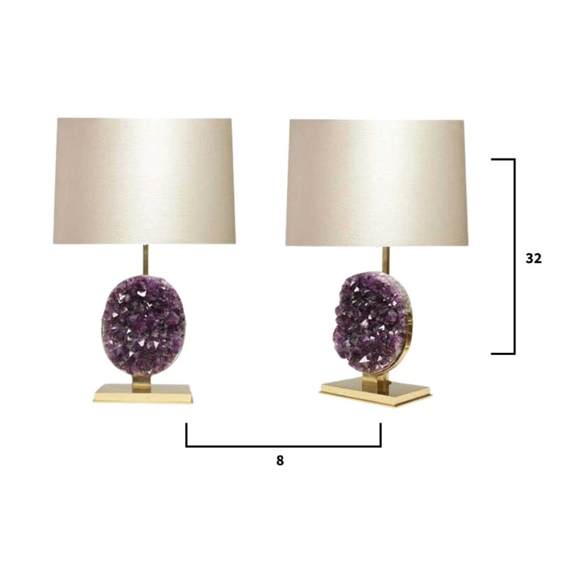 Natural Amethyst Lamps - Image 5