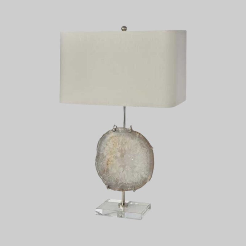 Exhibit Table Lamp in Natural Agate - Image 4