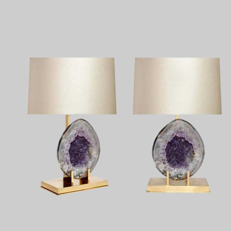 Natural Amethyst Lamps - Image 3