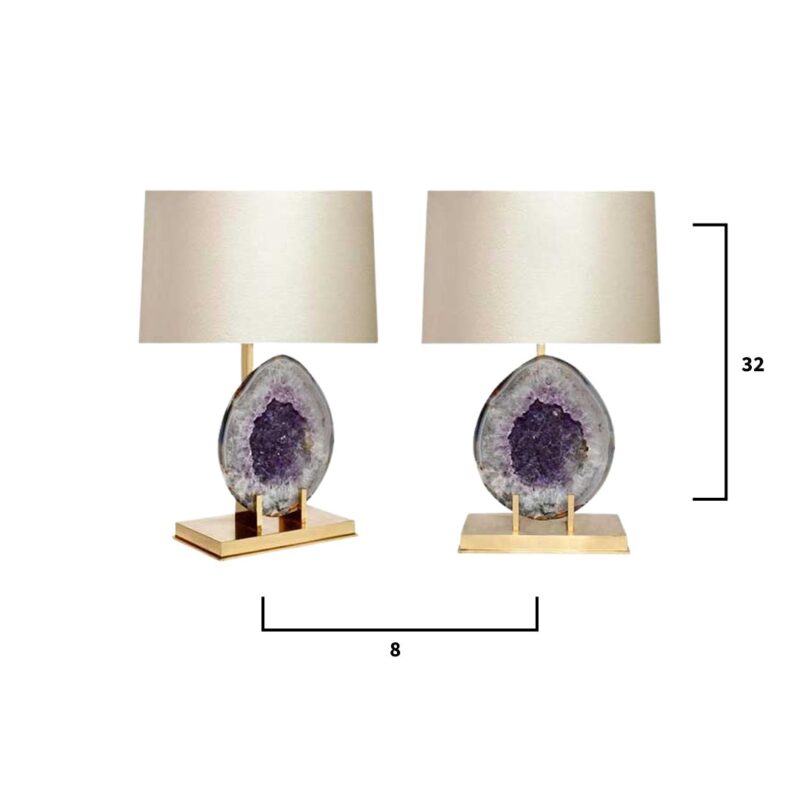 Natural Amethyst Lamps - Image 5