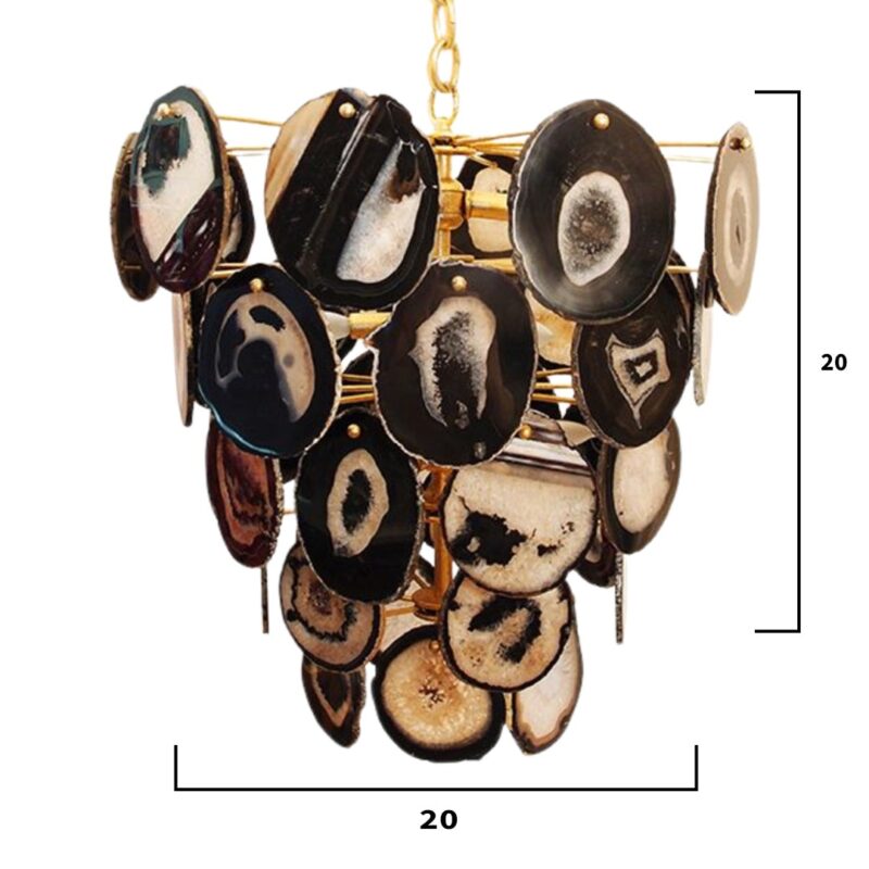 Black Agate Chandelier - Image 5