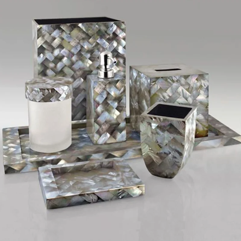 Mother of Pearl Bath Set - Image 2