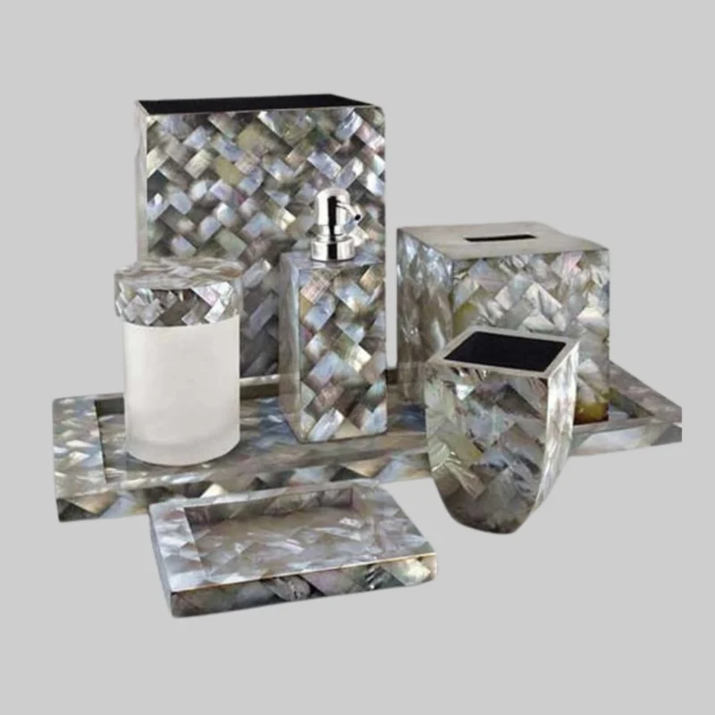 Mother of Pearl Bath Set - Image 4