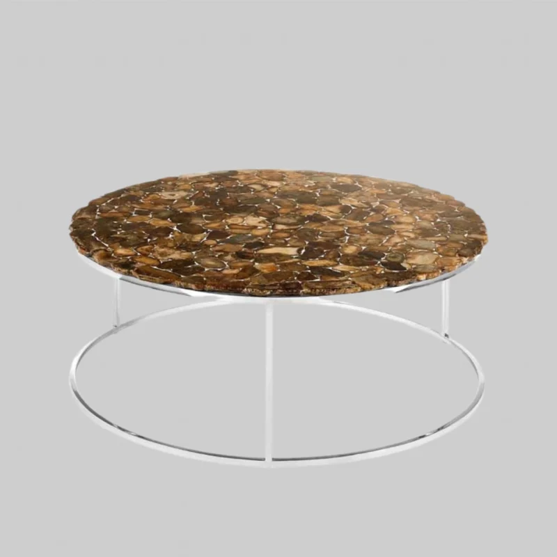 Agate Stone Top Coffee Table - Image 2