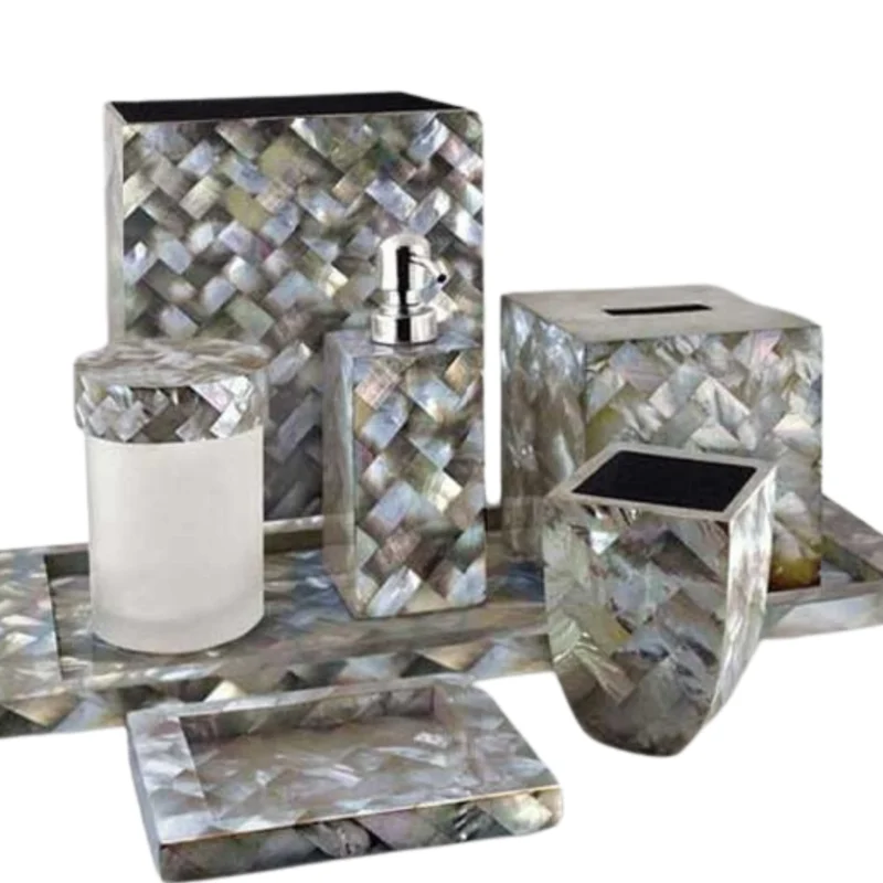 Mother of Pearl Bath Set - Image 3
