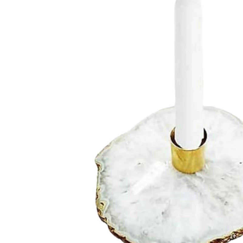 Agate Taper Candle Holder - Image 4