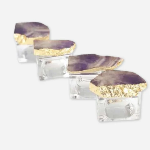 Amethyst Napkin Rings