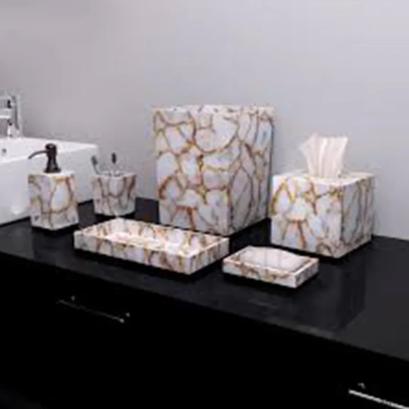 Milky Quartz Bath Set - Image 2