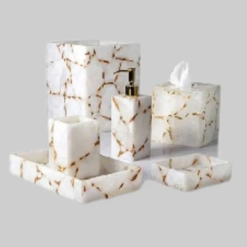Milky Quartz Bath Set - Image 5