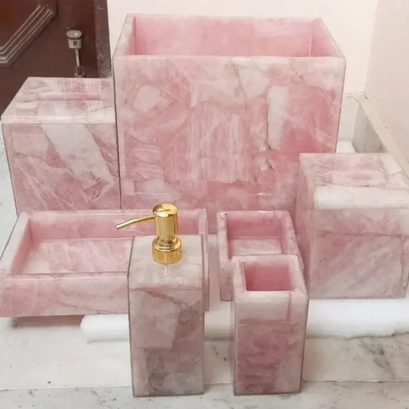 Rose Quartz Bath Set - Image 2