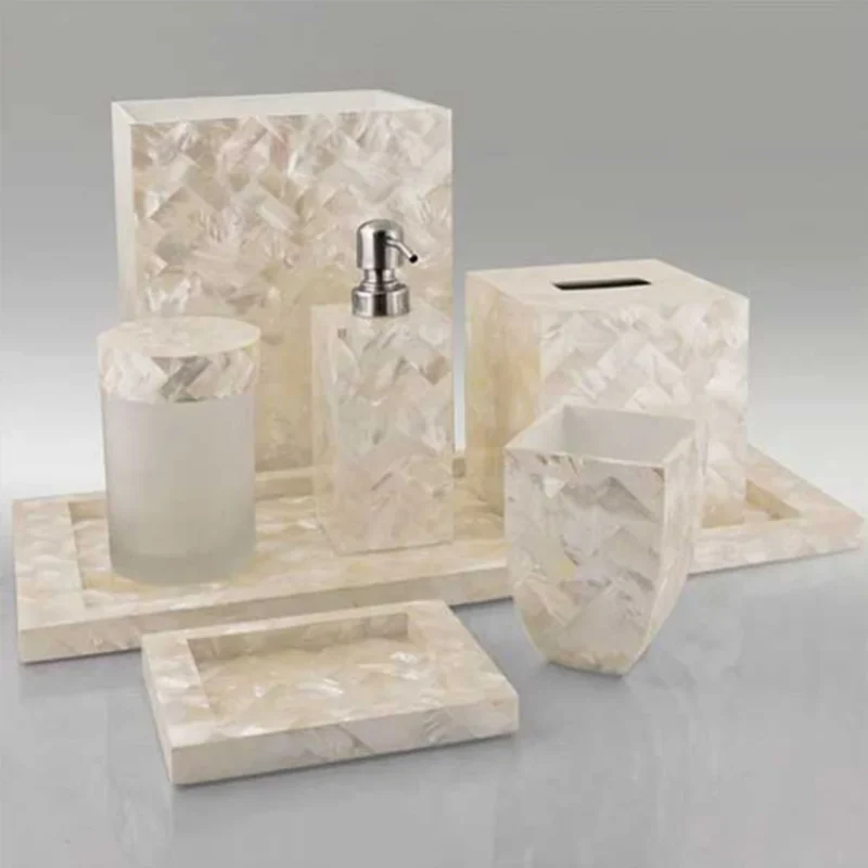 Mother of Pearl Bath Set - Image 2